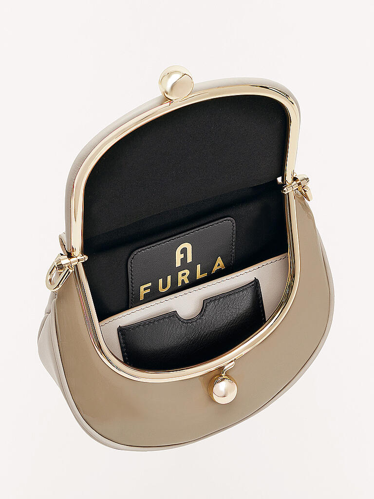 FURLA | Ledertasche - Umhängetasche Portagioia | beige