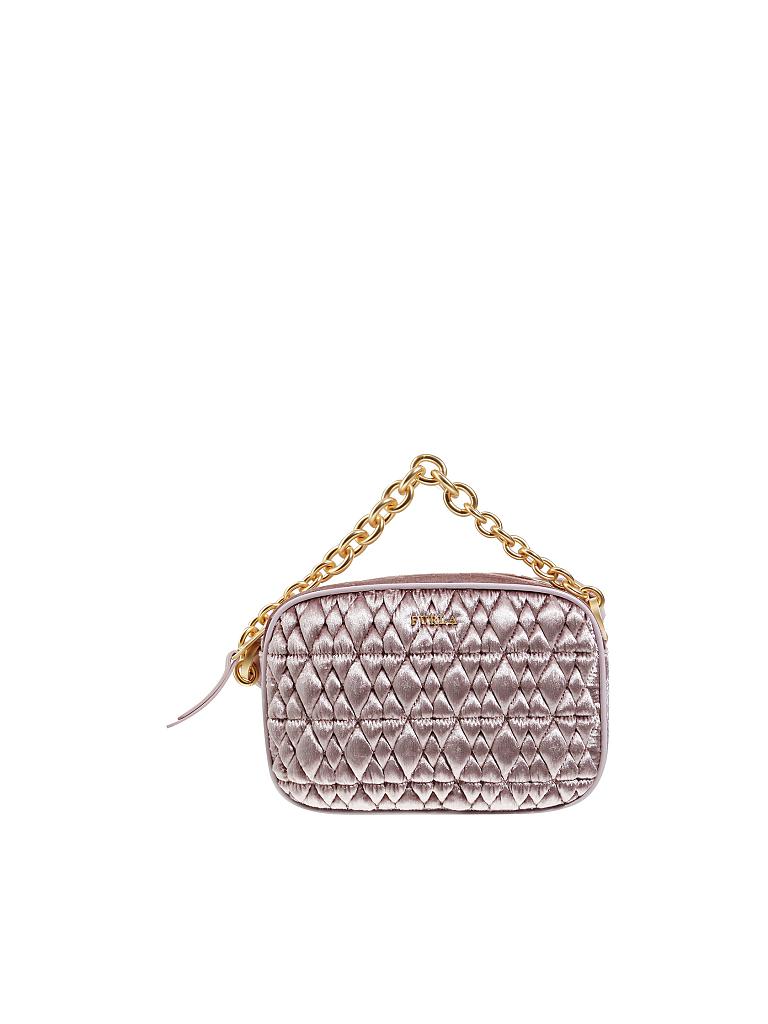 FURLA | Samt-Tasche - Minibag "Cometa" | rosa