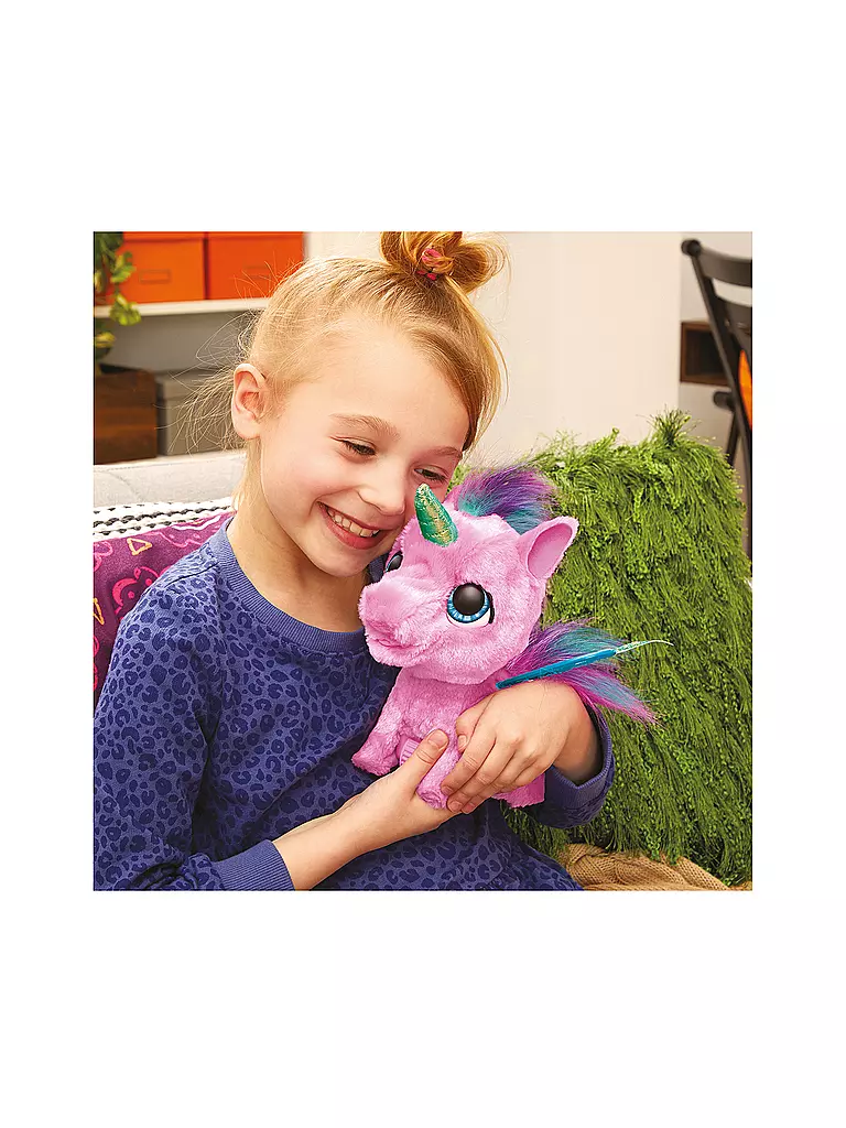 FURREAL FRIENDS | furReal Flyalots Flitter my Unicorn | rosa