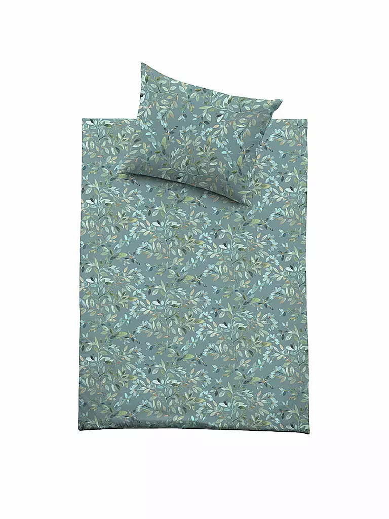 FUSSENEGGER | Satin Bettwäsche Premium Satin 70x90cm/140x200cm Mint | mint