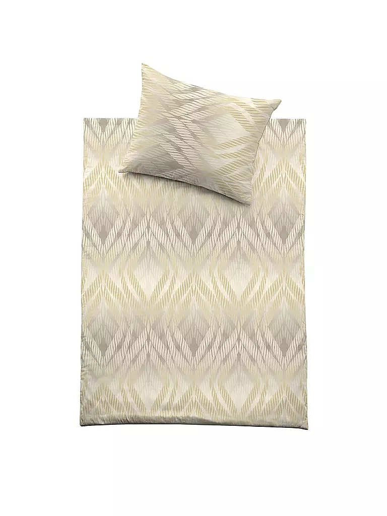 FUSSENEGGER | Satin Bettwäsche SCHWEIZER SATIN 70x90cm/140x220cm Creme | creme