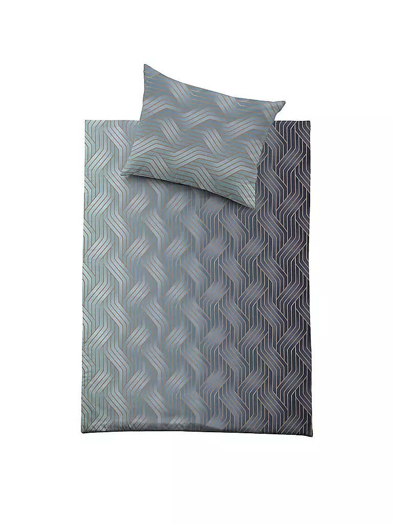 FUSSENEGGER | Satin Bettwäsche SCHWEIZER SATIN 70x90cm/140x220cm Grau | grau