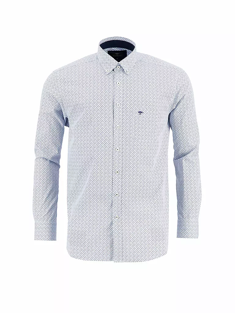 FYNCH-HATTON Herren Flanellhemd Mit Karomuster – Langarm, Brusttasche, Casual Fit, Weicher Flanellstoff