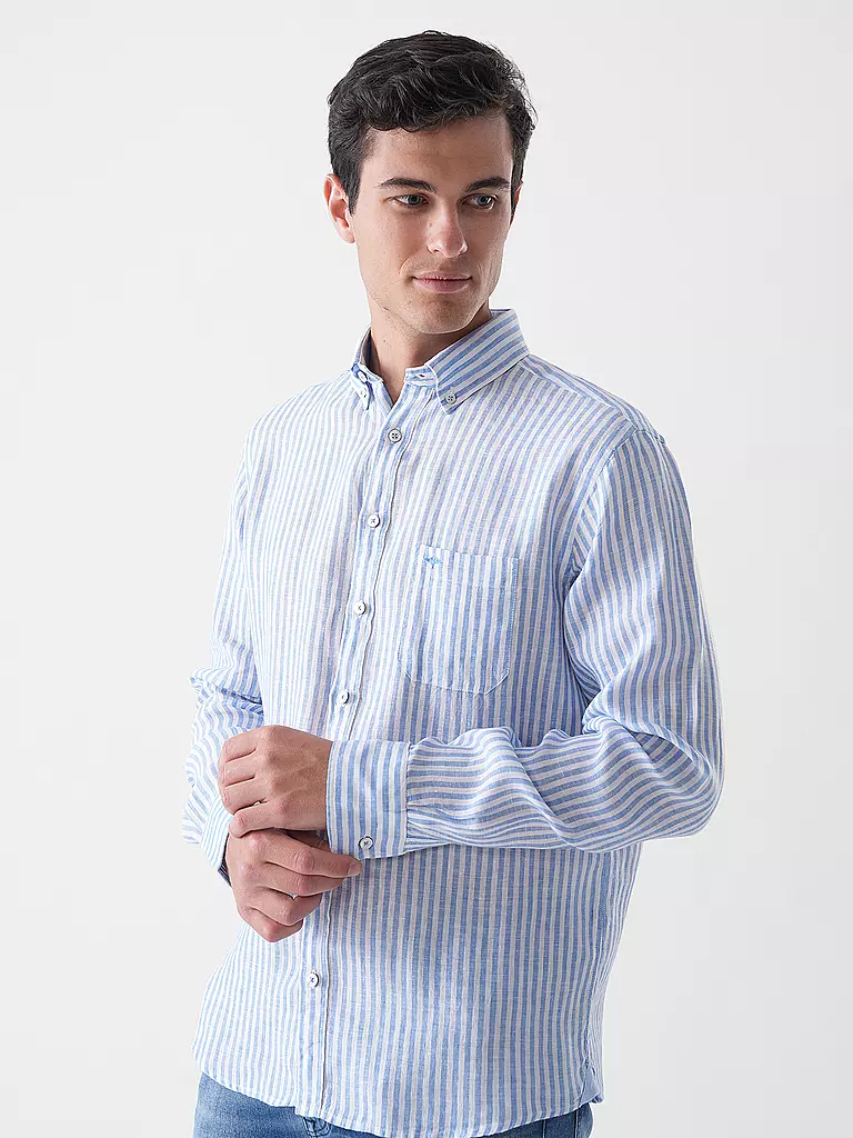 FYNCH HATTON | Hemd Casual Fit | blau