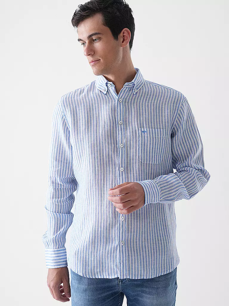 FYNCH HATTON | Hemd Casual Fit | blau