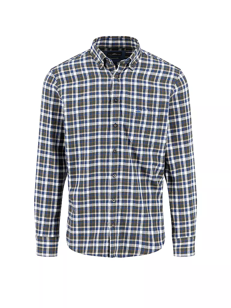 FYNCH HATTON | Hemd Regular Fit  | dunkelgrün