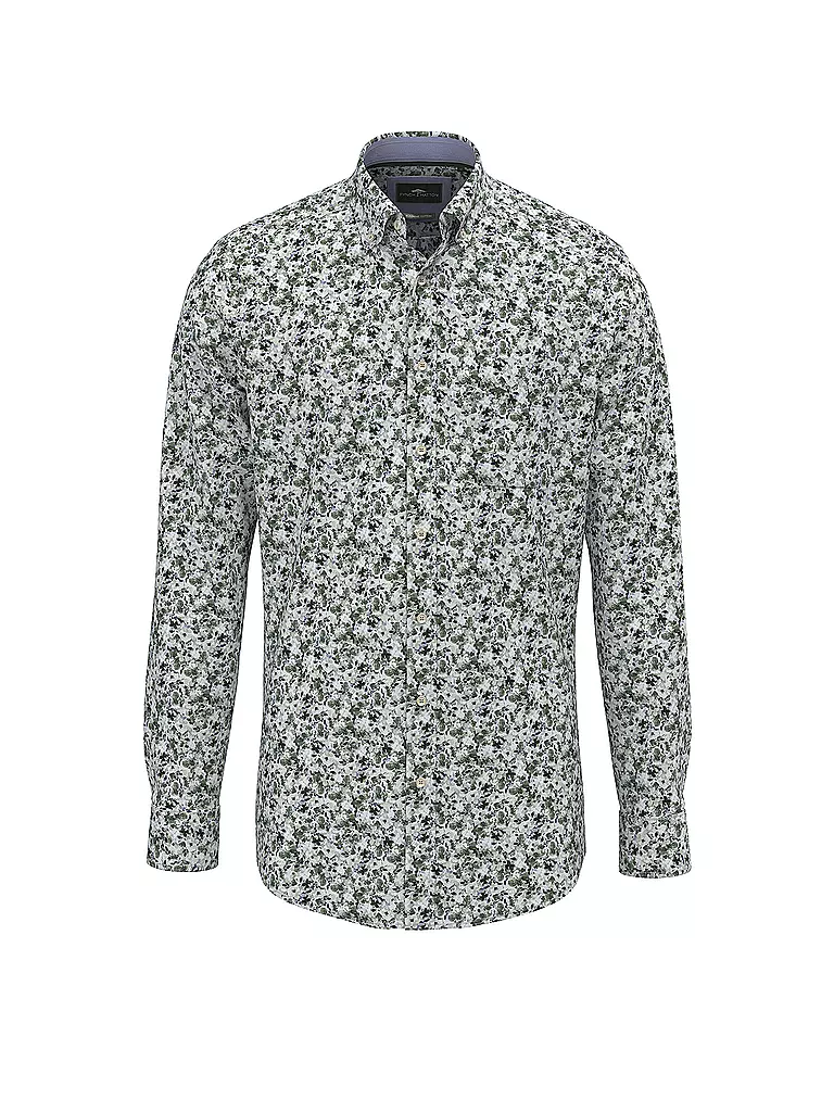 FYNCH HATTON | Hemd Regular Fit  | dunkelgrün