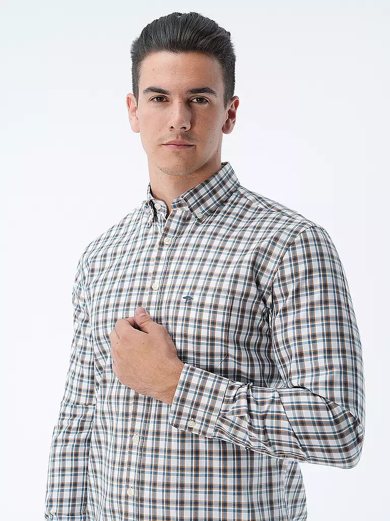 FYNCH-HATTON Hemd Aus Flanell Mit Karomuster: Weich, Atmungsaktiv, Casual-Fit – Perfekt Für Herbst & Winter