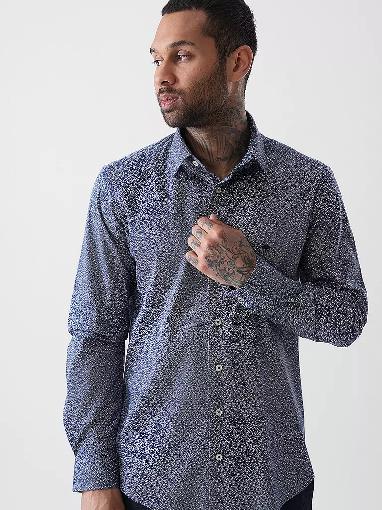 FYNCH HATTON | Jerseyhemd  | blau