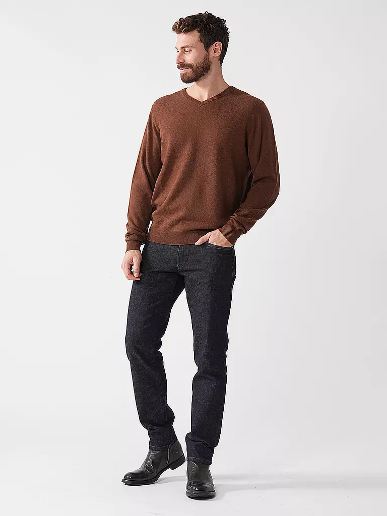 FYNCH HATTON | Kaschmirpullover | braun