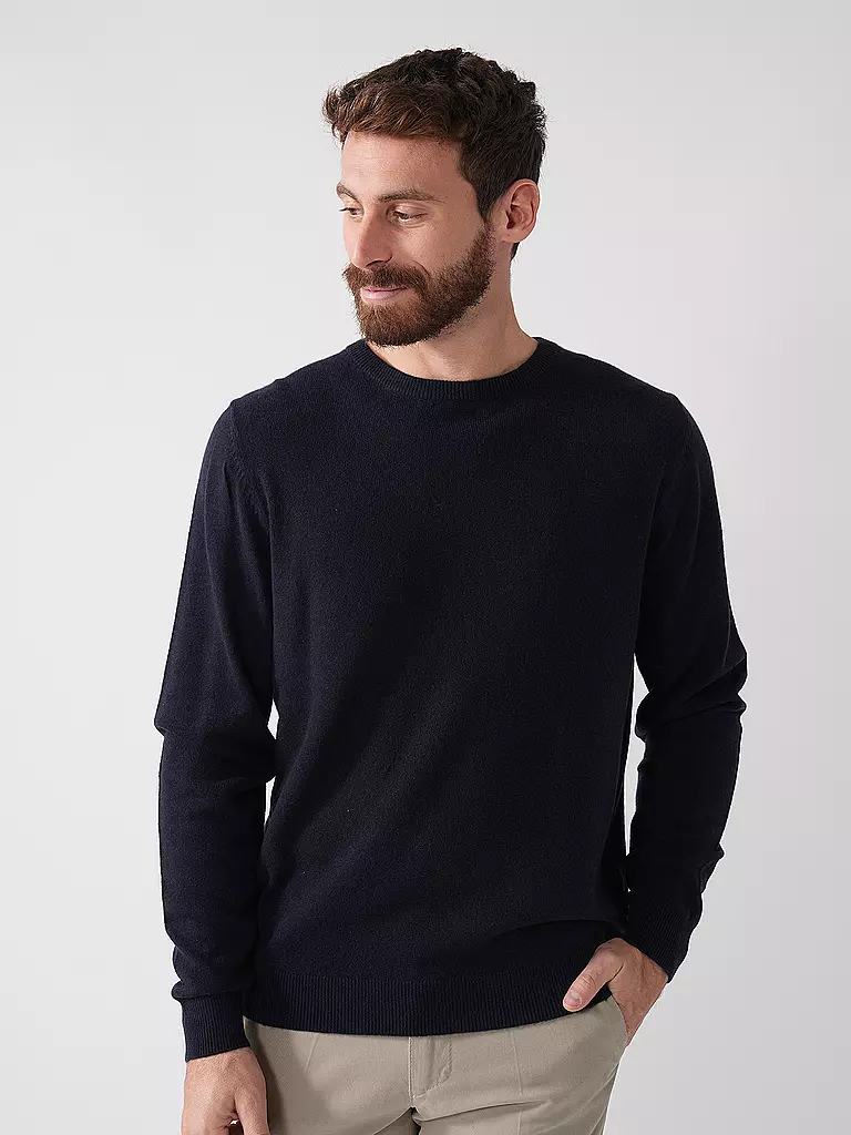 FYNCH HATTON | Kaschmirpullover | dunkelblau