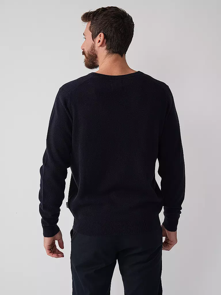 FYNCH HATTON | Kaschmirpullover | dunkelblau