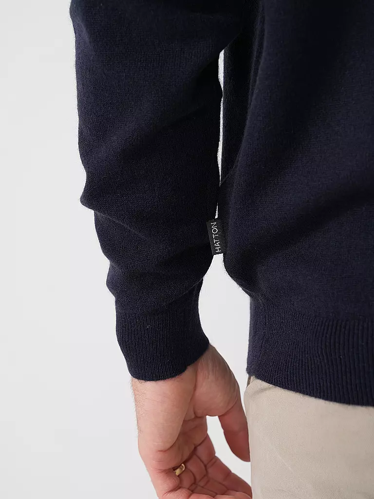 FYNCH HATTON | Kaschmirpullover | dunkelblau
