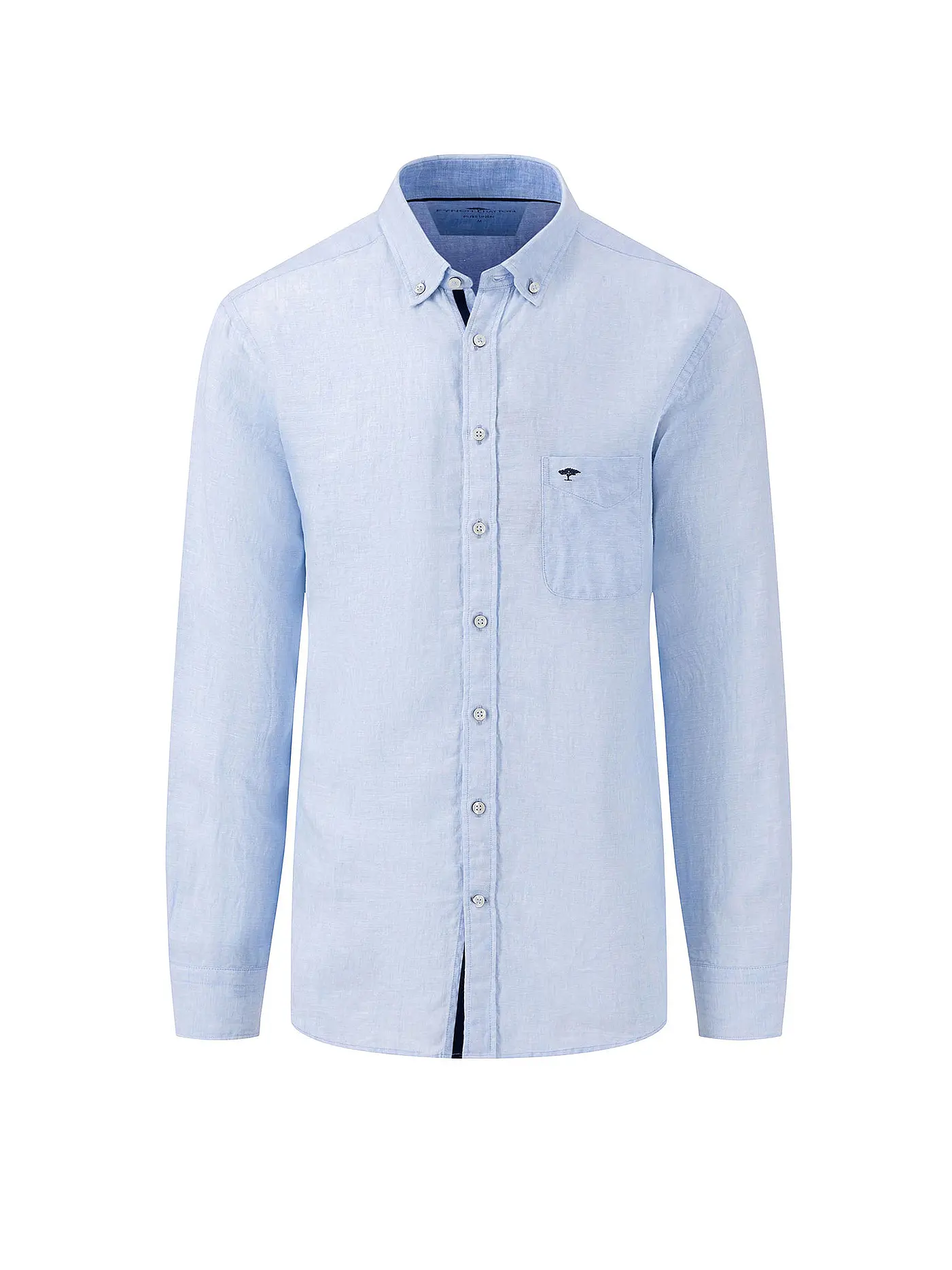 FYNCH HATTON | Leinenhemd Casual Fit | hellblau