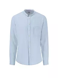 FYNCH HATTON | Leinenhemd Casual Fit | hellblau
