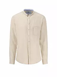 FYNCH HATTON | Leinenhemd Casual Fit | beige
