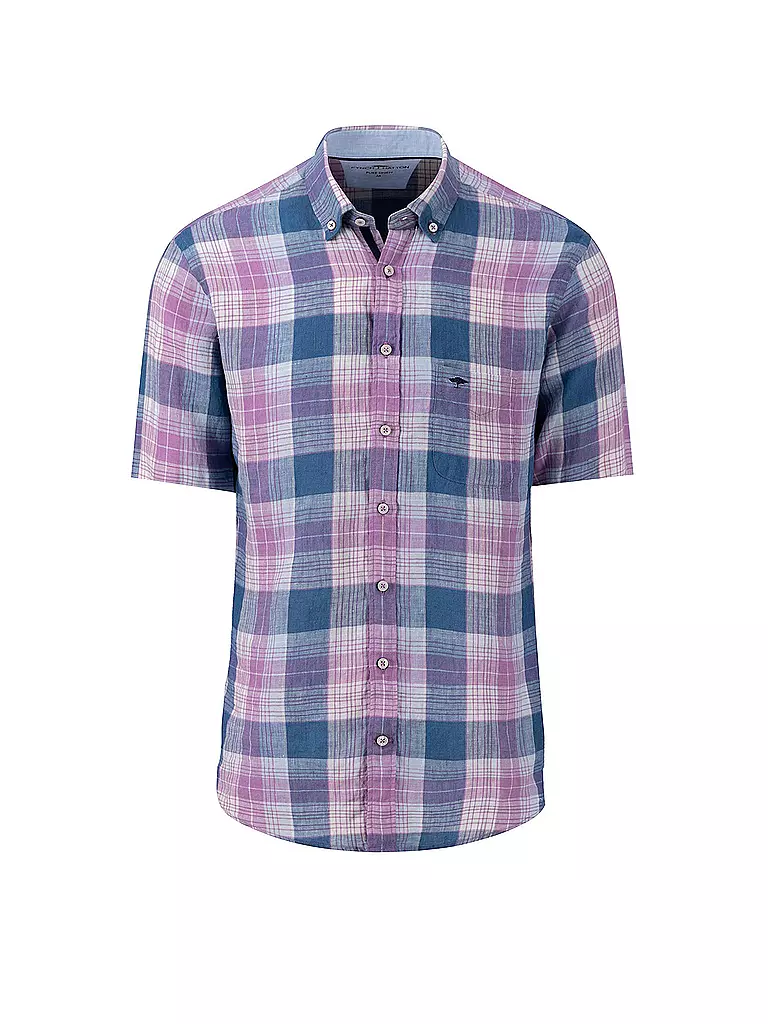 FYNCH HATTON | Leinenhemd Casual Fit | lila