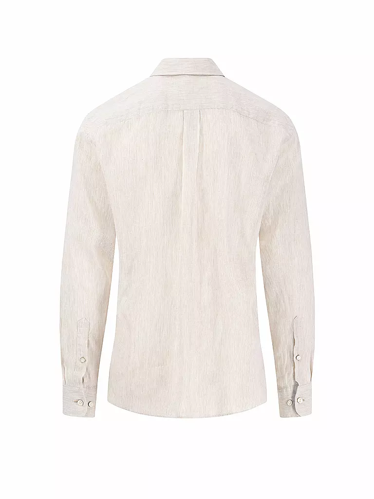 FYNCH HATTON | Leinenhemd Casual Fit | beige