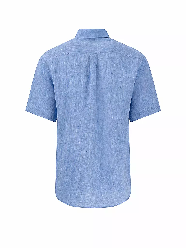 FYNCH HATTON | Leinenhemd Casual Fit | blau