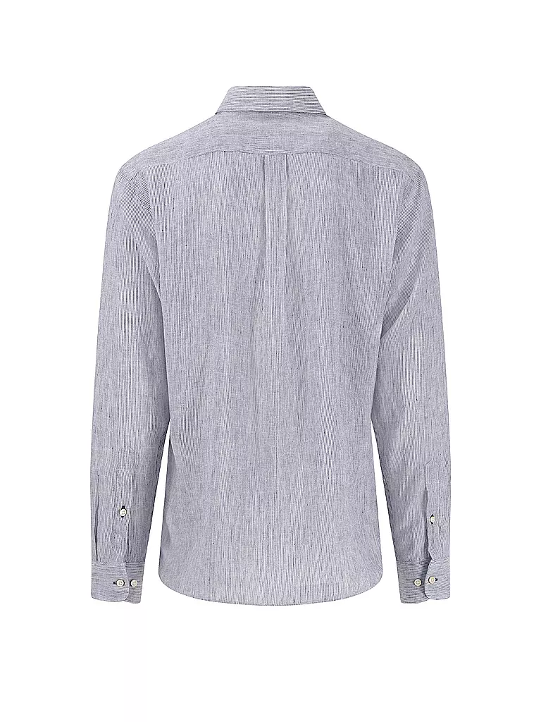 FYNCH HATTON | Leinenhemd Casual Fit | blau