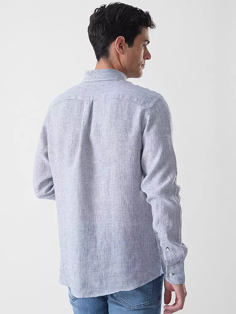 FYNCH HATTON | Leinenhemd Casual Fit | hellblau