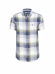 FYNCH HATTON | Leinenhemd Regular Fit  | hellblau