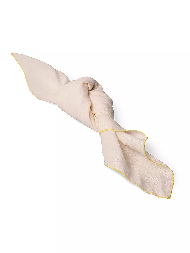 FYNCH HATTON | Leinenservietten 4 tlg. 50x50cm Imara  | beige