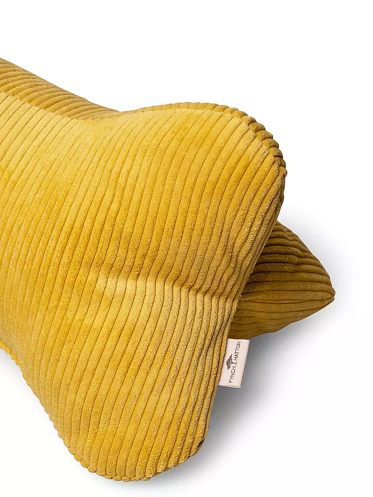 FYNCH HATTON | Lesekissen KARIAMA 37x16cm Mustard | gelb