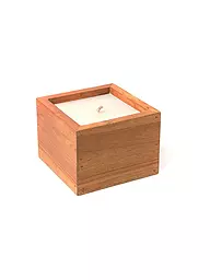 FYNCH HATTON | Outdoor Kerze 20x20cm CAPETOWN eckig White  | hellbraun