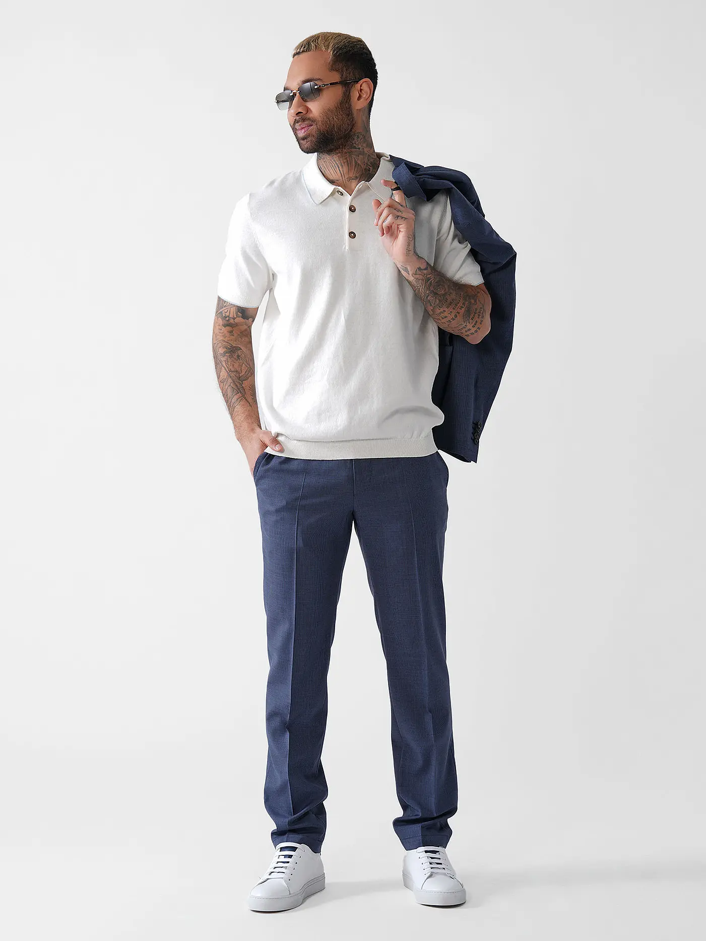 FYNCH HATTON | Poloshirt  | creme