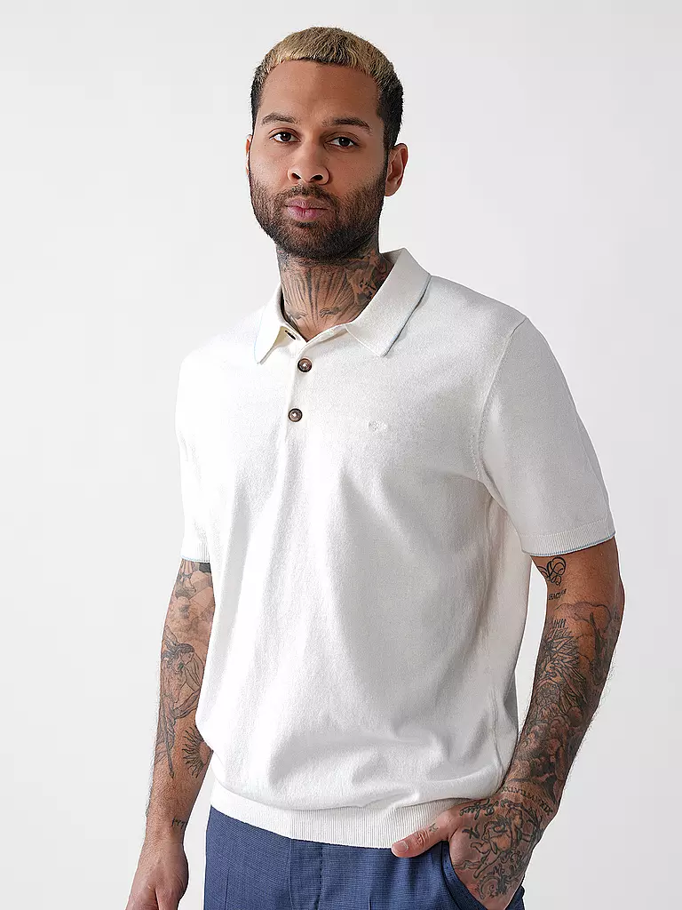 FYNCH HATTON | Poloshirt  | creme
