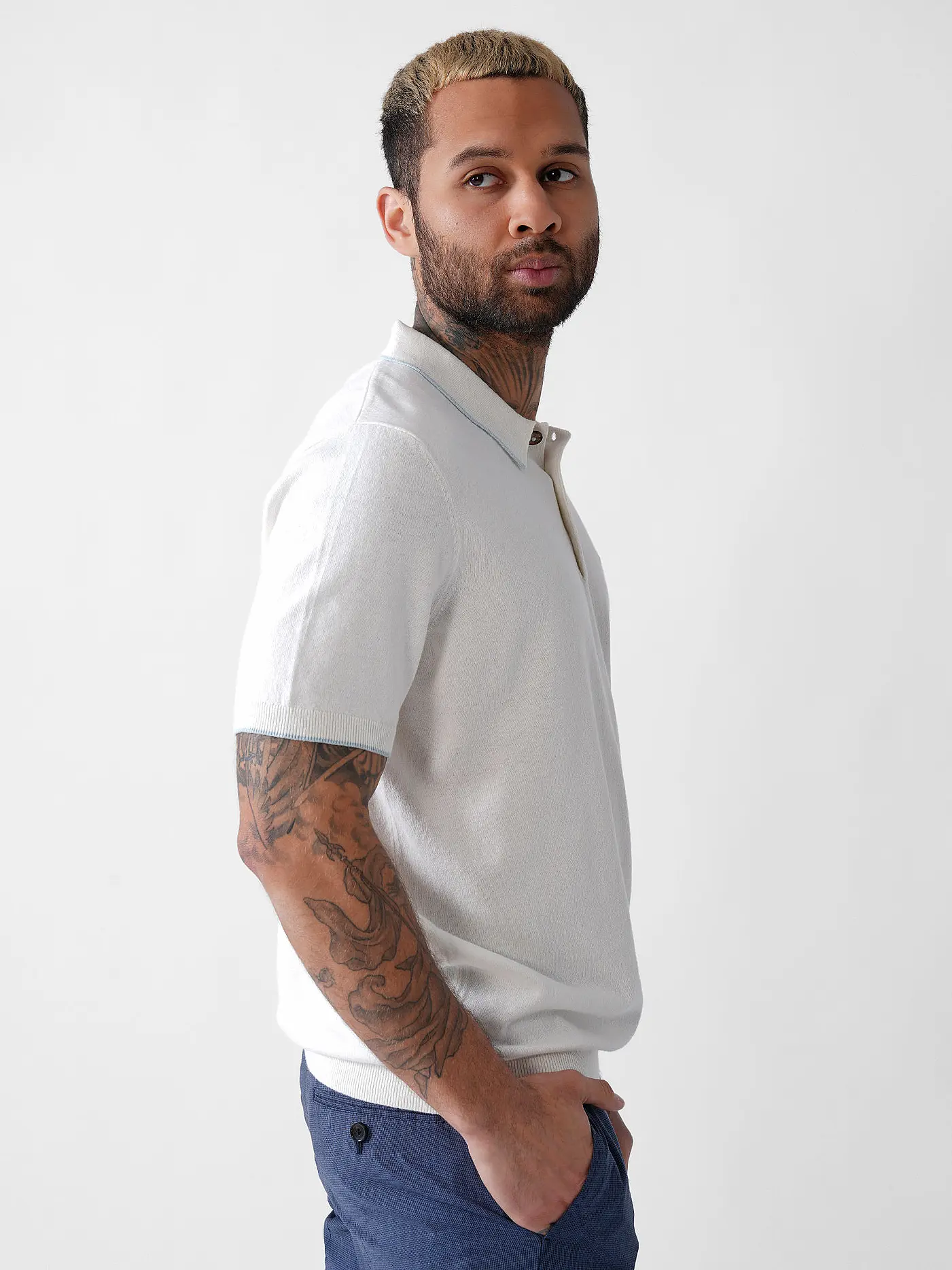 FYNCH HATTON | Poloshirt  | creme