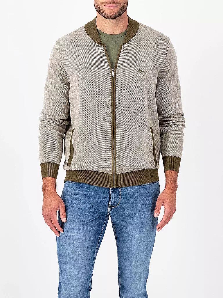 FYNCH HATTON | Strickjacke | olive