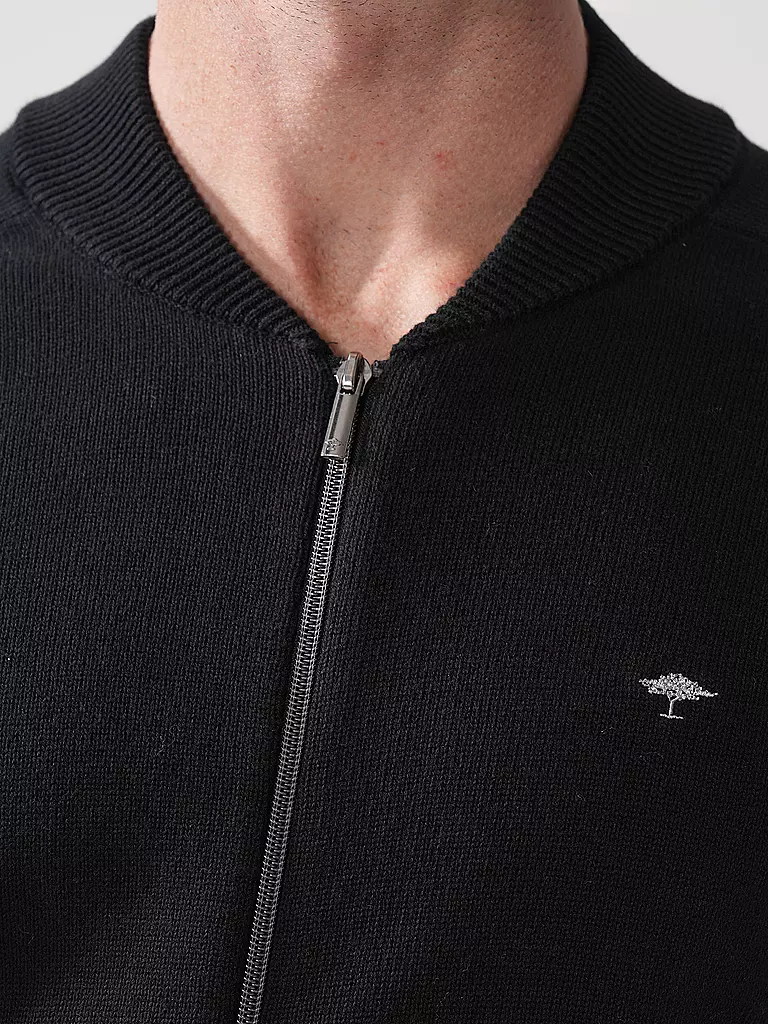 FYNCH HATTON | Strickjacke | schwarz