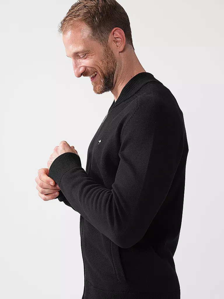 FYNCH HATTON | Strickjacke | schwarz