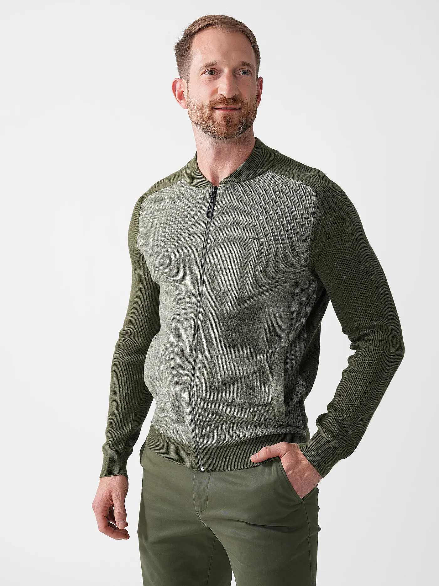 FYNCH HATTON | Sweatjacke | olive