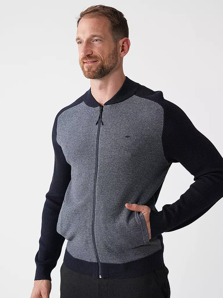 FYNCH HATTON | Sweatjacke | dunkelblau