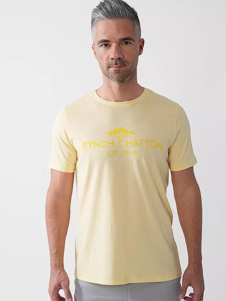 FYNCH HATTON | T-Shirt | gelb