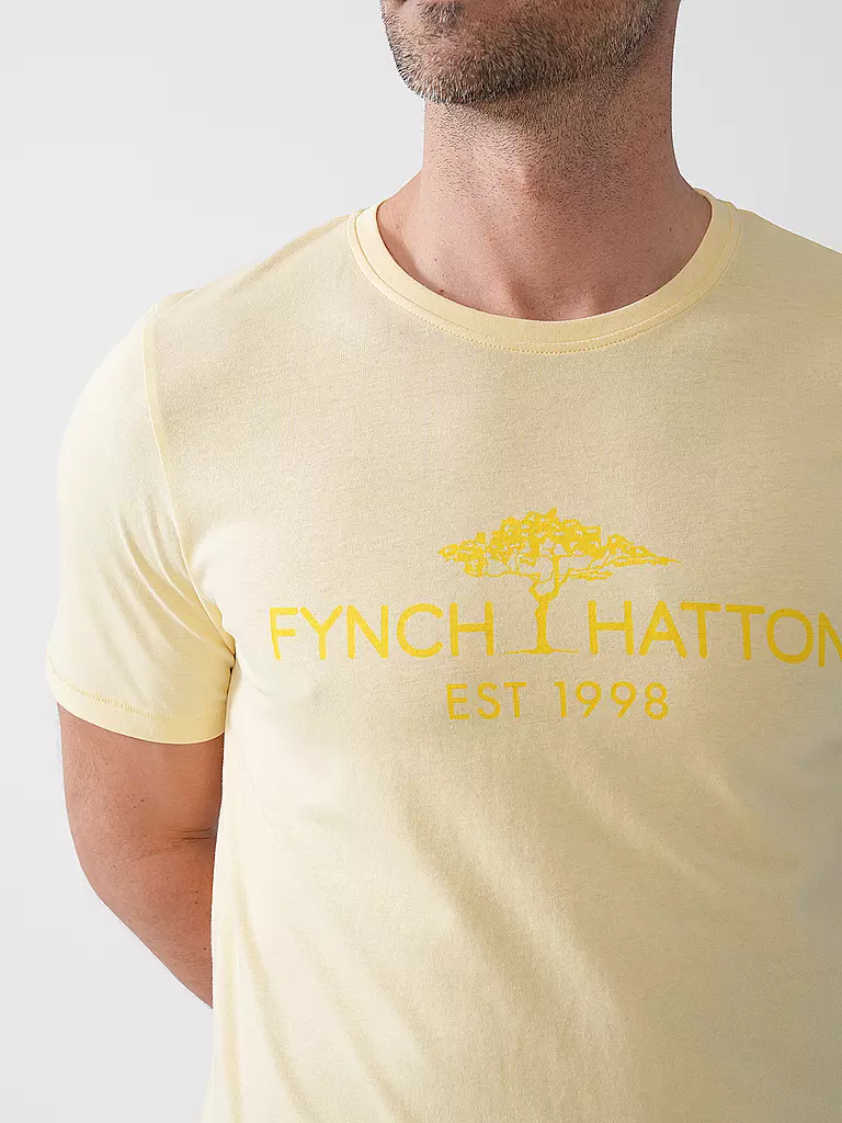 FYNCH HATTON | T-Shirt | gelb