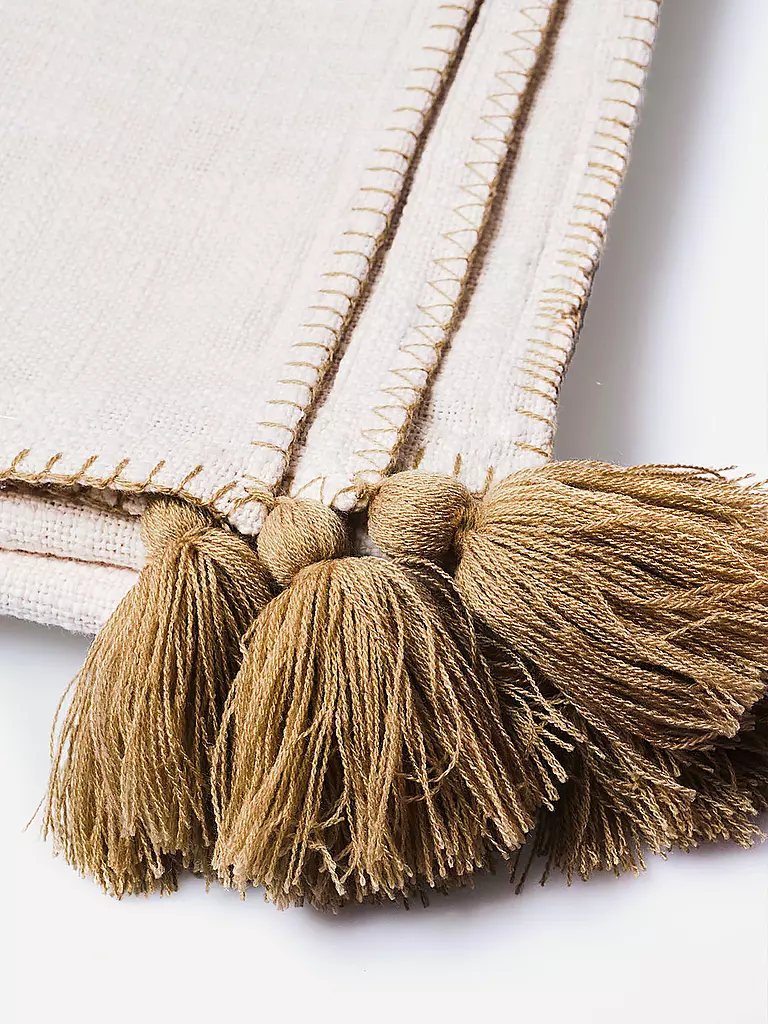 FYNCH HATTON | Tagesdecke - Plaid 130x180cm ZOLA | beige