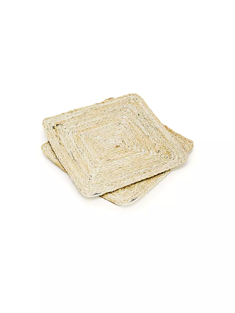 FYNCH HATTON | Tischset 4tlg 33x33cm UTAMU Offwhite  | beige