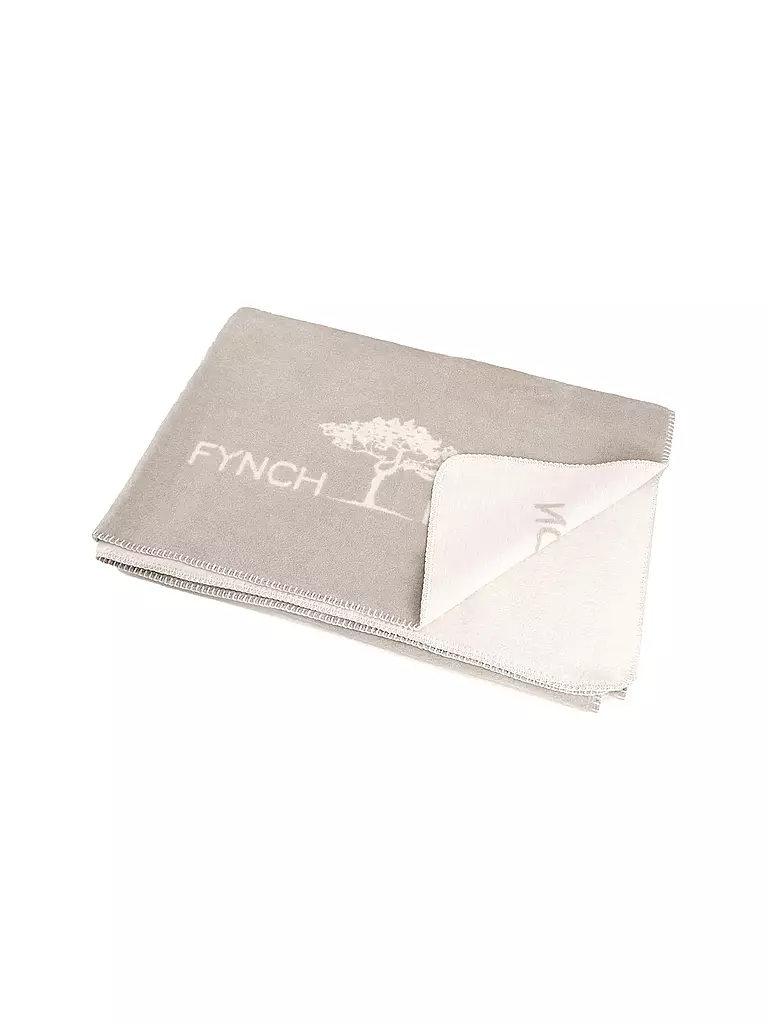 FYNCH HATTON | Wohndecke 150x210cm KOMBERS Elephant Grey | hellgrau