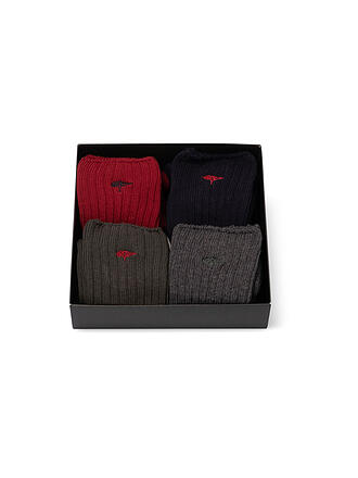 FYNCH-HATTON | Geschenkset Socken 4-er Pkg. navy