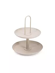 FYNCH-HATTON | Etagere 2-stufig 30x37cm MAANDAZI  elephant grey | hellgrau
