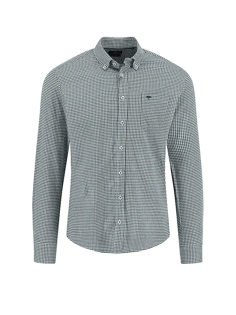FYNCH-HATTON | Flanellhemd Regular Fit  | Dunkelblau