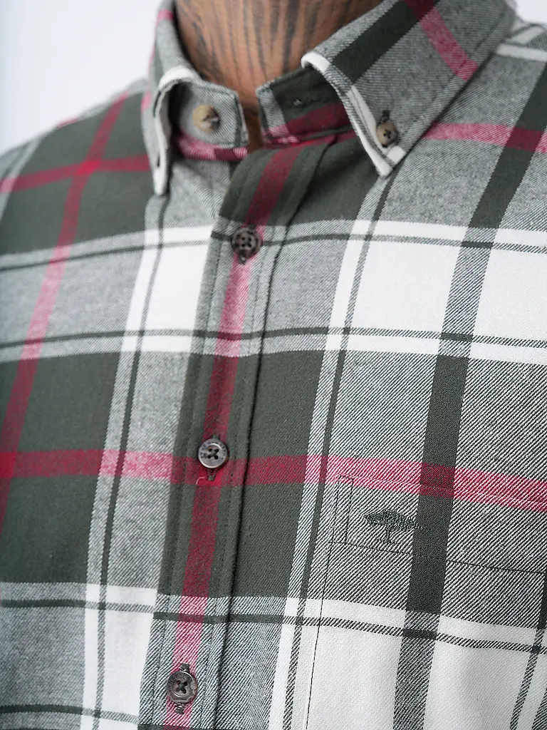 FYNCH-HATTON | Flanellhemd Regular Fit | 