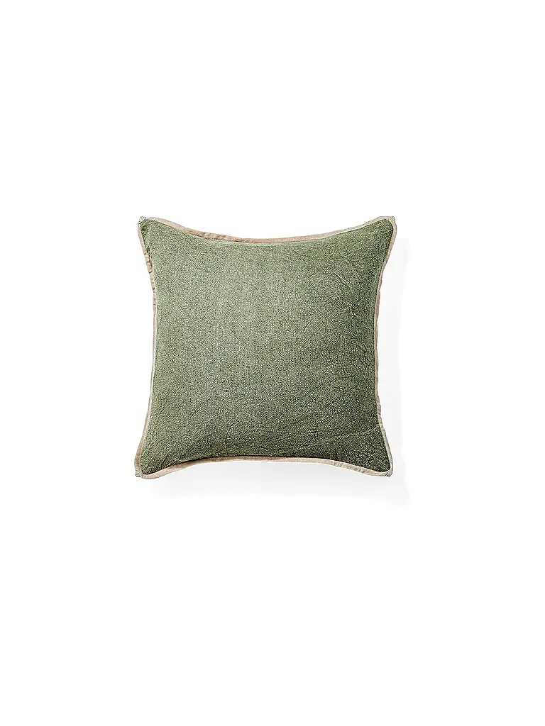 FYNCH-HATTON | Kissen 45x45cm KALAMA Kale | dunkelgrün