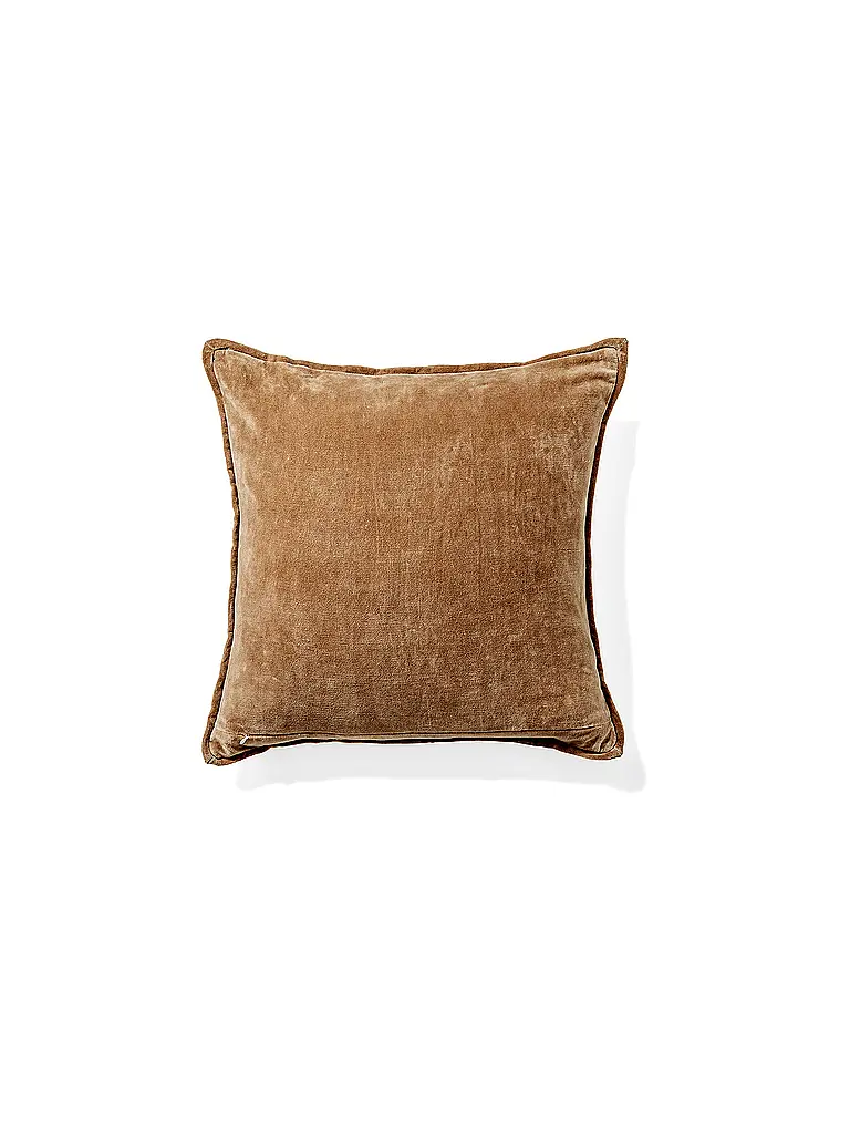 FYNCH-HATTON | Kissen 45x45cm KALAMA Walnut | hellbraun