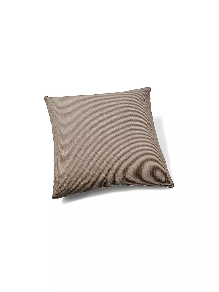 FYNCH-HATTON | Kissen gefüllt CORD WANJA 50x50cm Elephant Grey | hellgrau