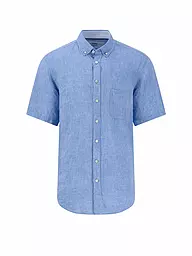 FYNCH-HATTON | Leinenhemd Casual Fit | Blau